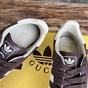 Okify Gucci x Adidas Gazelle Brown Coffee Sneakers EU35-40  - 3