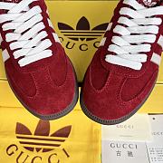 Okify Gucci x Adidas Gazelle Red Sneakers EU35-40  - 4