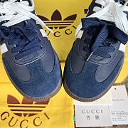 Okify Gucci x Adidas Gazelle Navy Blue Sneakers EU35-40  - 2