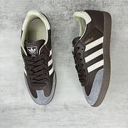 Okify Gucci x Adidas Gazelle Dark Brown Sneakers EU35-40 21526 - 3