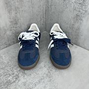 Okify Gucci x Adidas Gazelle Navy Blue Sneakers EU35-40 21527 - 3