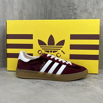 Okify Gucci x Adidas Gazelle Cherry Red Sneakers EU35-46 21536