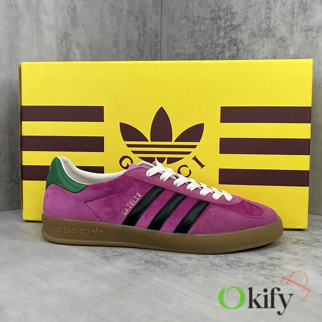 Okify Gucci x Adidas Gazelle Pink Sneakers EU35-46 21539 - 1