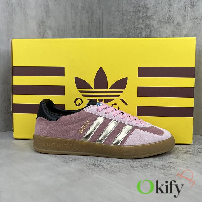 Okify Gucci x Adidas Gazelle Light Pink Sneakers EU35-46 21540 - 1