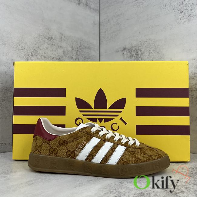 Okify Gucci x Adidas Gazelle Brown Sneakers EU35-46 21541 - 1