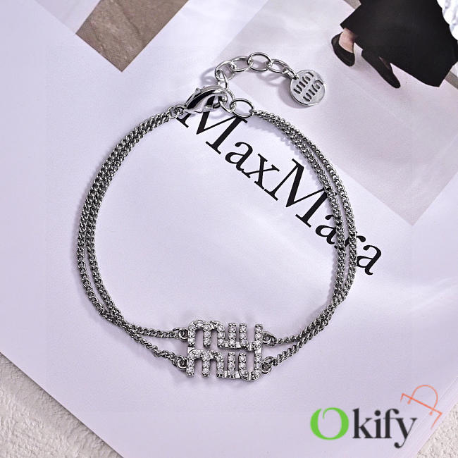 Okify MiuMiu Silver Bracelet  - 1