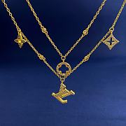 Okify Louis Vuitton Monogram Silver/Gold Necklace  - 4