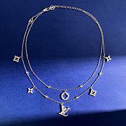 Okify Louis Vuitton Monogram Silver/Gold Necklace  - 2