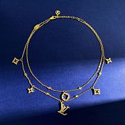 Okify Louis Vuitton Monogram Silver/Gold Necklace  - 3