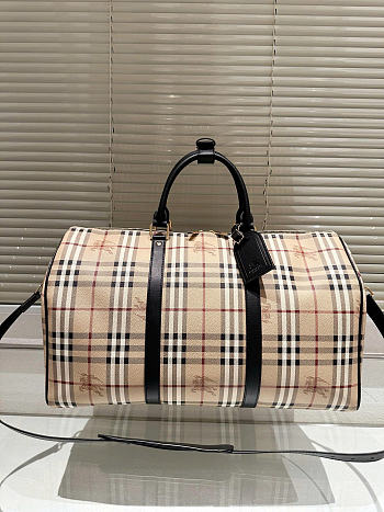 Okify Burberry Warhouse Check Duffle Bag 50x28x22.5cm