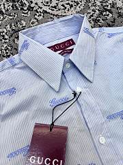 Okify Gucci Light Blue Shirt With Long Sleeves 21559 - 3