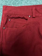 Okify Louis Vuitton Red And Black Jeans S-XL  - 3