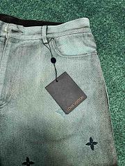 Okify Louis Vuitton Blue And Black Jeans  - 3