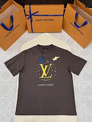 Okify Louis Vuitton Brown T-shirt S-XL  - 1