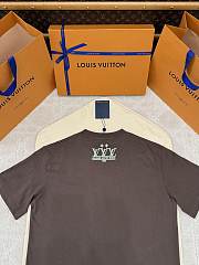 Okify Louis Vuitton Brown T-shirt S-XL  - 3