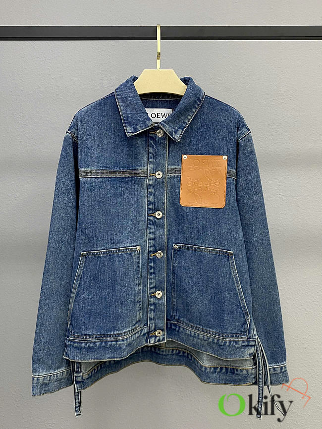 Okify Loewe Denim Blue Jacket S-XL  - 1