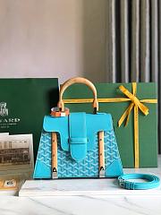 Okify Goyard Saigon PM Bag In Blue 28x20x12cm - 1