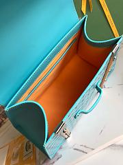 Okify Goyard Saigon PM Bag In Blue 28x20x12cm - 3