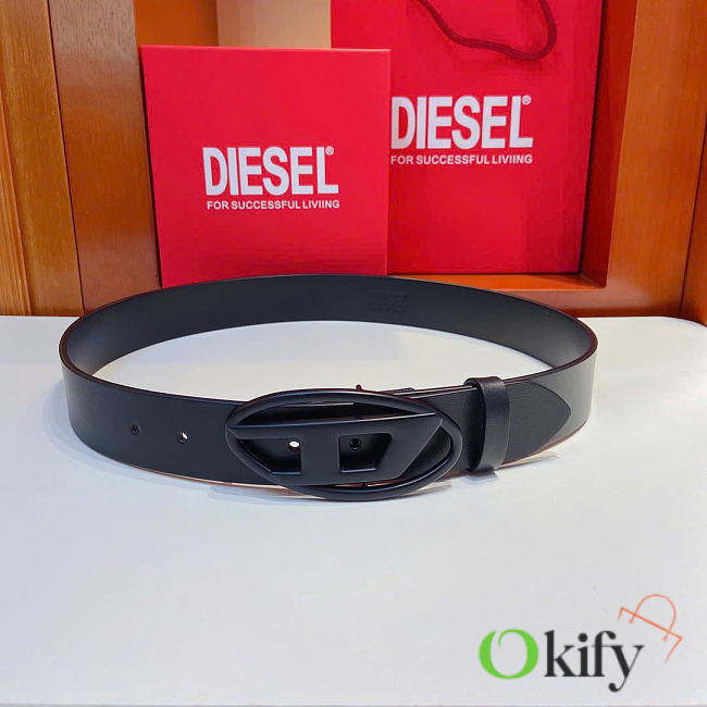 Okify Diesel Black Belt 4cm  - 1