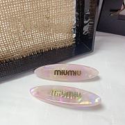 Okify MiuMiu A Pair Of Pink Bling Hair Clip  - 1