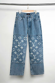 Okify Louis Vuitton Denim Skate Jeans 1AGIVB S-XL  - 1