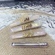 Okify MiuMiu A Pair Of Bling Pink Long Hair Clip  - 2