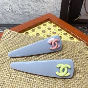 Okify Chanel A Pair Of Color Hair Clips - 2