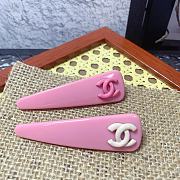 Okify Chanel A Pair Of Color Hair Clips - 3