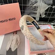 Okify MiuMiu Beige Headband  - 1