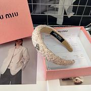 Okify MiuMiu Beige Headband  - 4