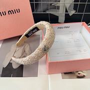 Okify MiuMiu Beige Headband  - 3