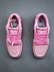 Okify Louis Vuitton Pink Sneakers EU35-45  - 2