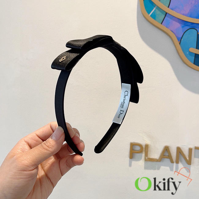 Okify Dior Black Headband 21616 - 1