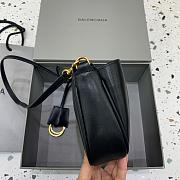 Okify Balenciga Rodeo Bag In Black With Gold Hardware 22x13x5cm  - 3