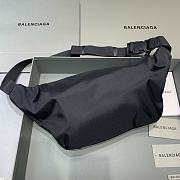 Okify Balenciaga Wheel Belt Black Bag 23x5x20cm 21672	 - 5