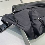 Okify Balenciaga Wheel Belt Black Bag 23x5x20cm 21672	 - 4