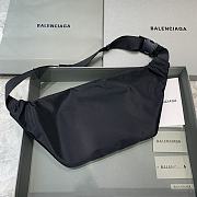 Okify Balenciaga Wheel Belt Black Bag 23x5x20cm 21673 - 3