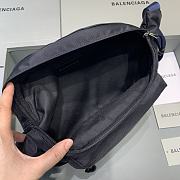 Okify Balenciaga Wheel Belt Black Bag 23x5x20cm 21674 - 2