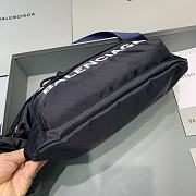 Okify Balenciaga Wheel Belt Black Bag 23x5x20cm 21674 - 3