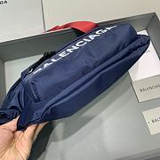 Okify Balenciaga Wheel Belt Blue Bag 23x5x20cm 21675 - 5