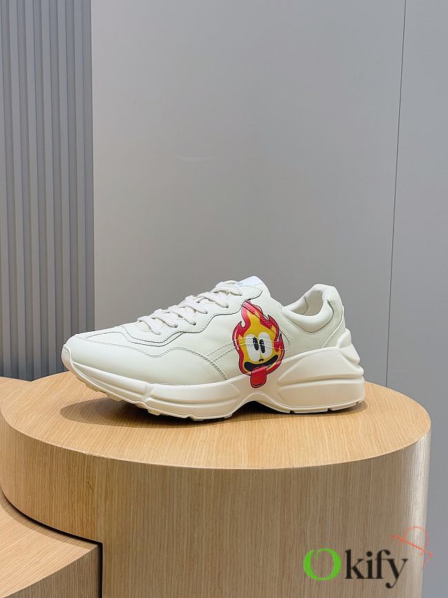 Okify Gucci Rhyton Fire Sneakers EU35-45  - 1