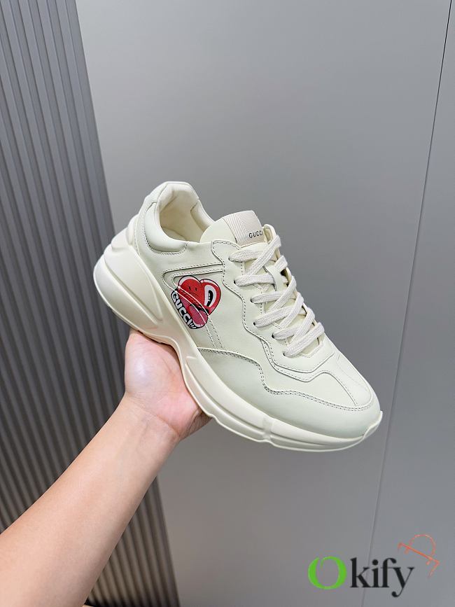Okify Gucci Rhyton Heart And Cherry Sneakers EU35-45  - 1