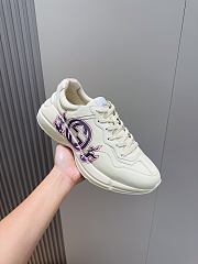 Okify Gucci Rhyton Purple Logo Sneakers EU35-45  - 1