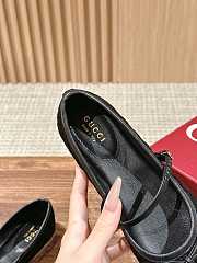 Okify Gucci Horsebit Flat Shoes In Black EU35-40 - 3