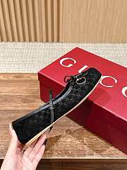 Okify Gucci Horsebit Flat Shoes In Black EU35-40 - 2