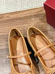 Okify Gucci Horsebit Flat Shoes In Caramel EU35-40 - 4