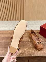 Okify Gucci Horsebit Flat Shoes In Brown EU35-40 - 5