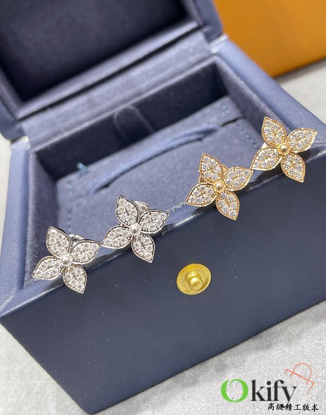 Okify Louis Vuitton Monogram Flower Earrings - 1