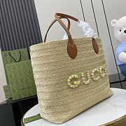 Okify Gucci Straw Effect Tote 38x33x15cm - 2