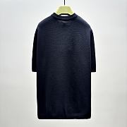 Okify Gucci Dark Blue Silk Cotton T-shirt S-XL  - 4